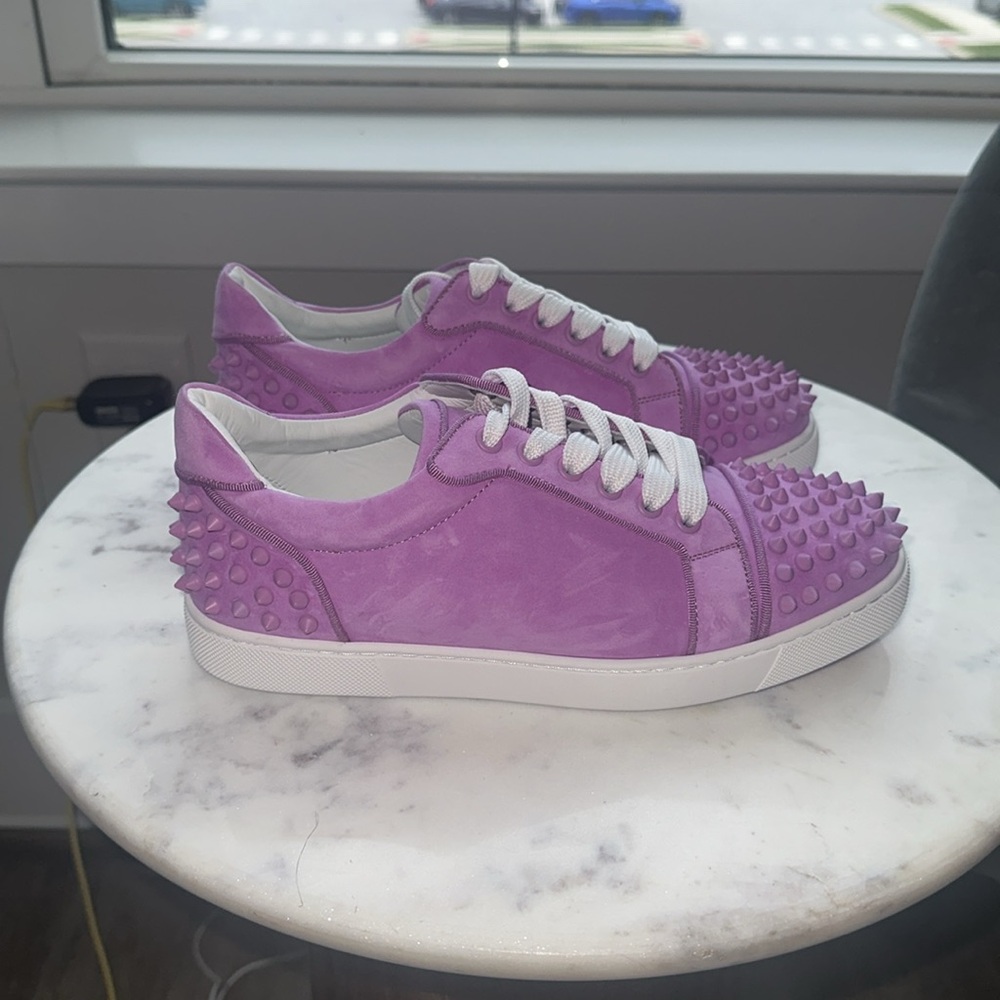 Christian Louboutin Vieira 2 Sneaker Peony size 38 NEW